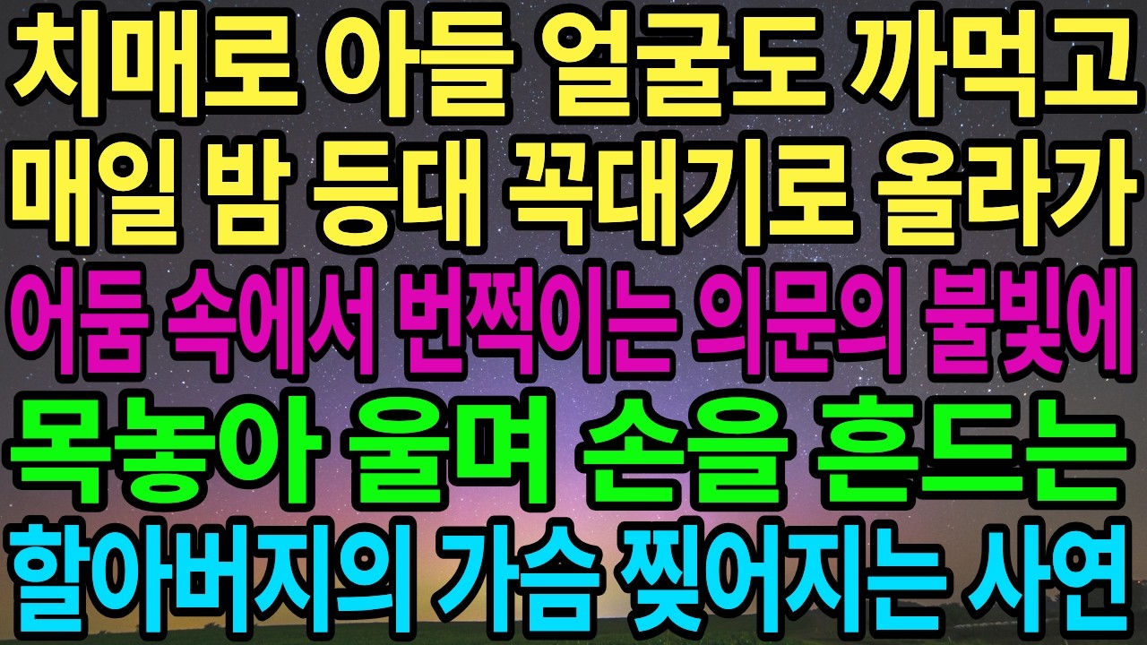 [감동사연] 