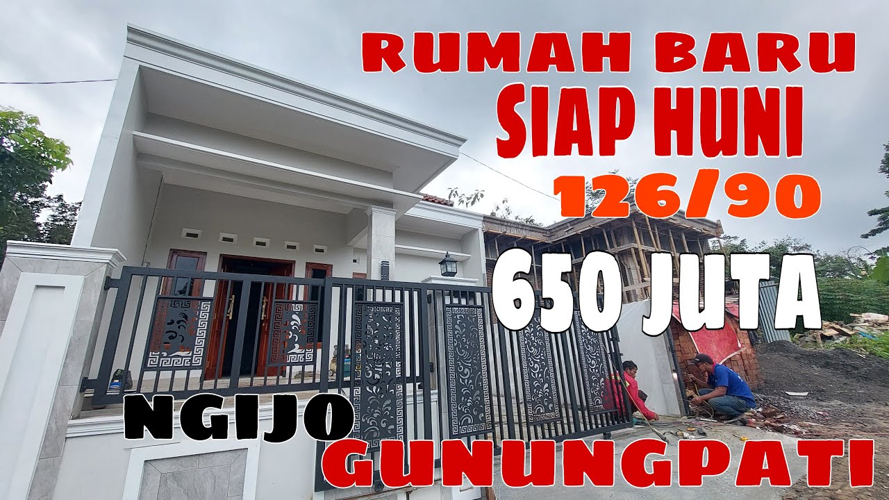 RUMAH BARU SIAP HUNI DI DEKAT KAMPUS UNNES SEMARANG /GUNUNGPATI/650 JUTA/126 M2 TYPE 90