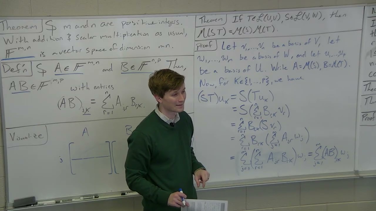 Linear Algebra - Matrices (Part 2)