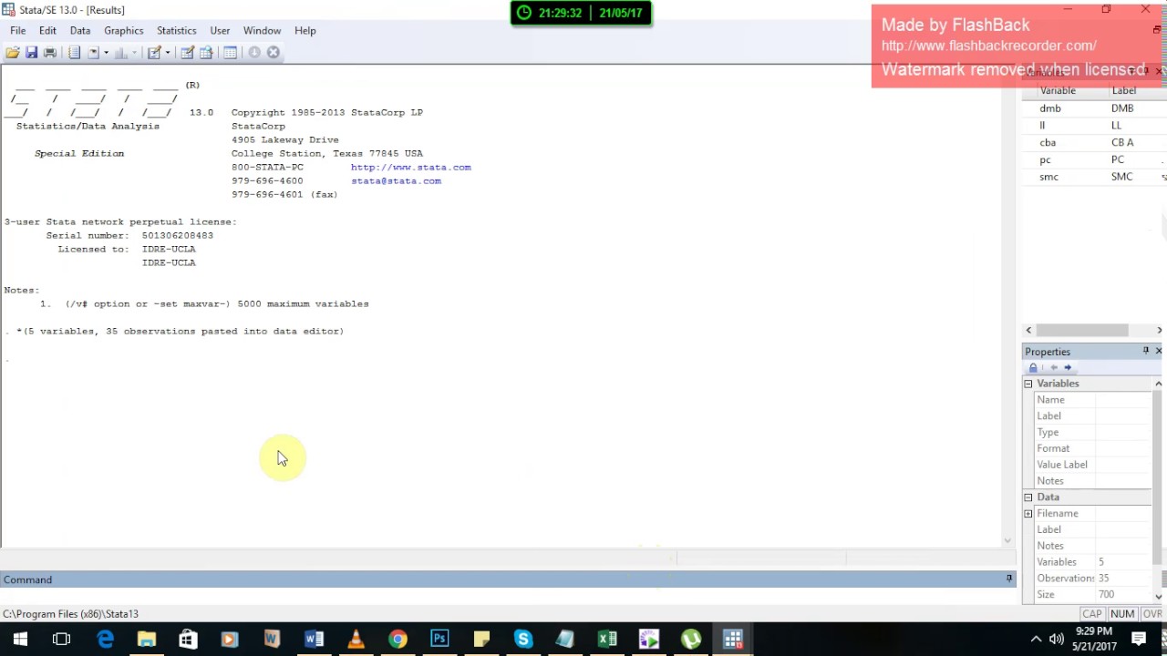 How to create index using Principal component analysis (PCA) in Stata