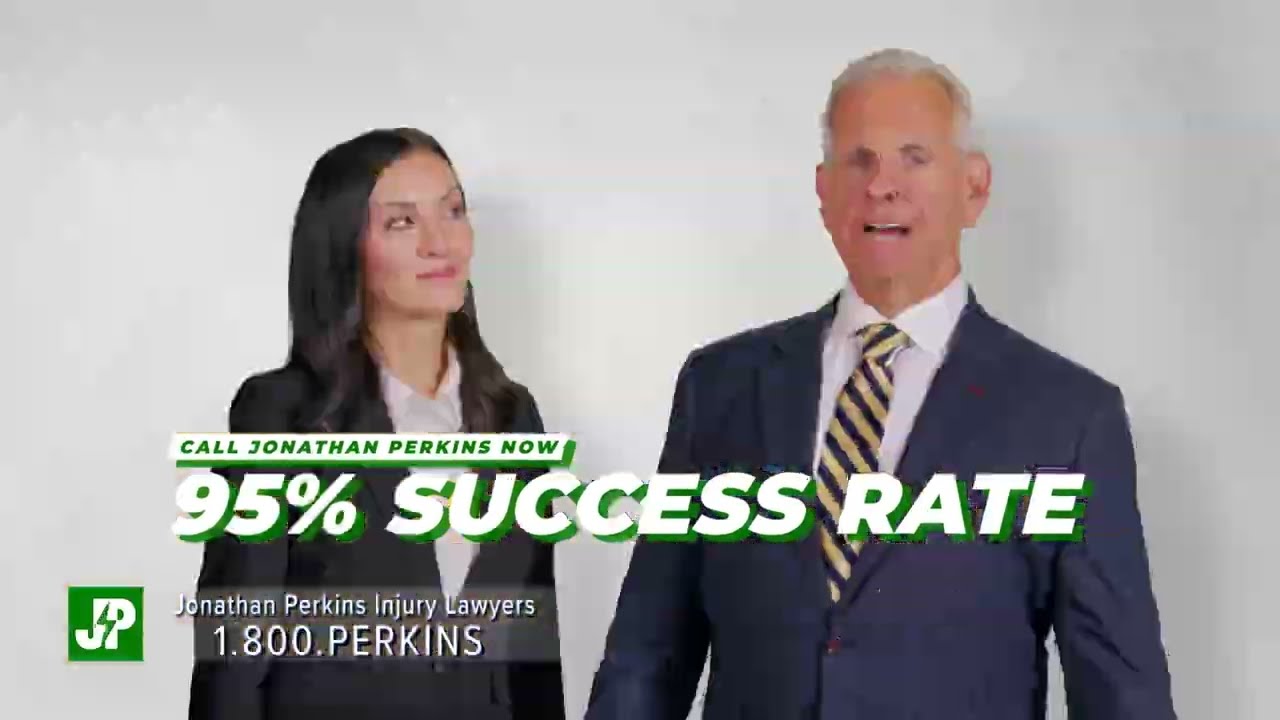 Jonathan Perkins Injury Lawyers Has 95% Success Rate for Car Accident Cases.  Call 1 800 PERKINS
