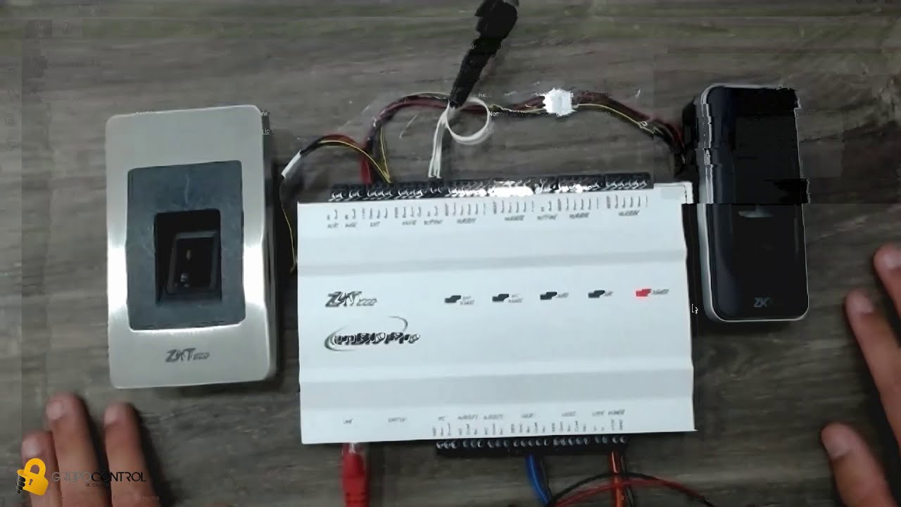 Como configurar un panel ZKTeco InBio Pro 260