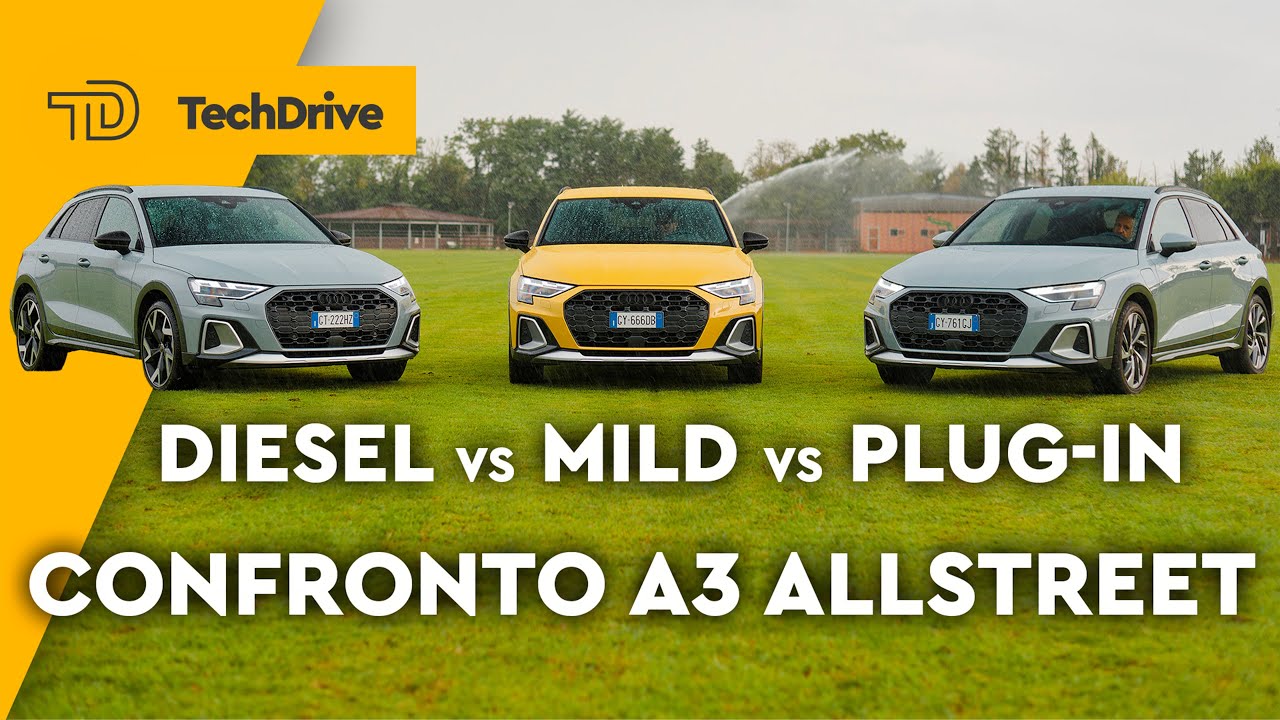 AUDI A3 CONFRONTO DIESEL BENZINA MILD HYBRID PLUG IN IBRIDO