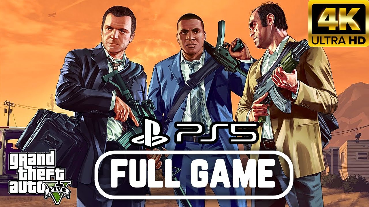 GTA 5 PS5 REMASTERED Gameplay Walkthrough FULL GAME 4K 60FPS No Commentary