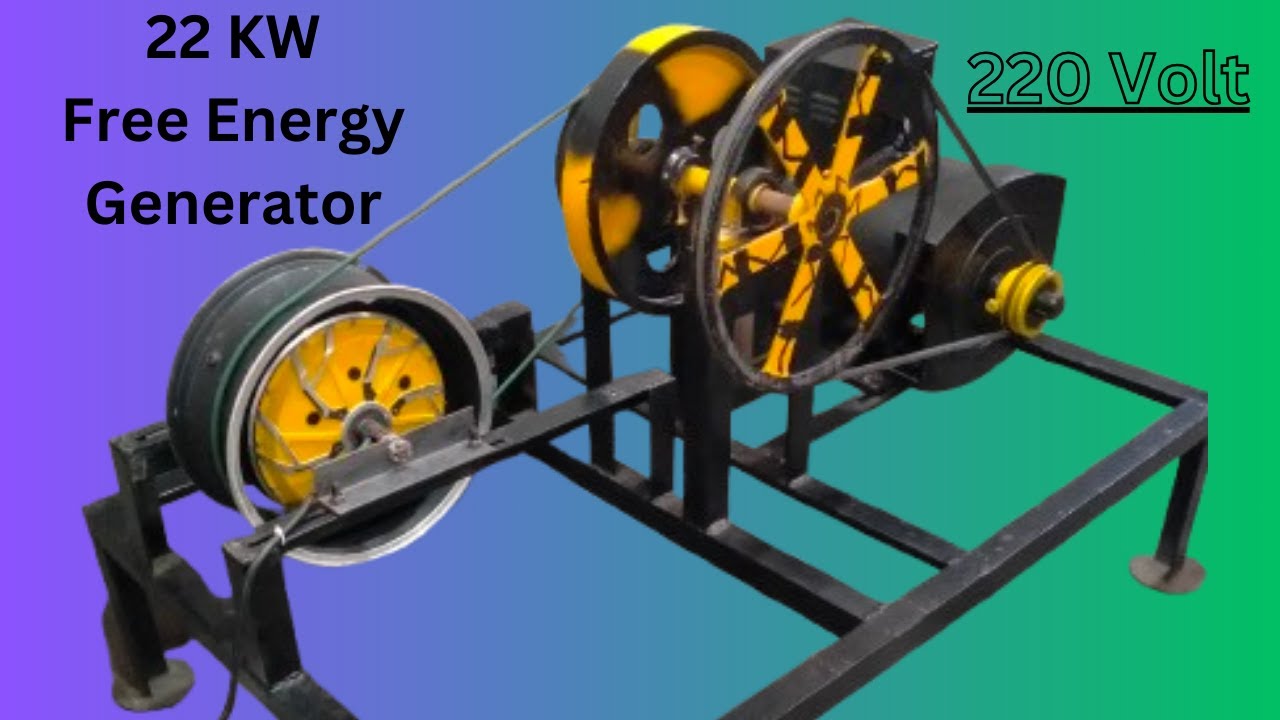 How To Build 22KW Free Energy 220 Volt New Experiment | Diy Generator
