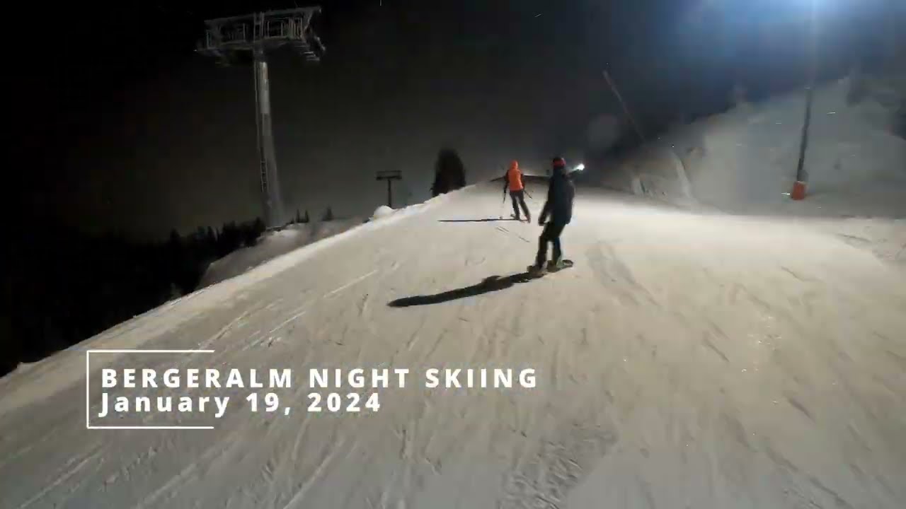 Bergeralm Night Skiing - January 19, 2024