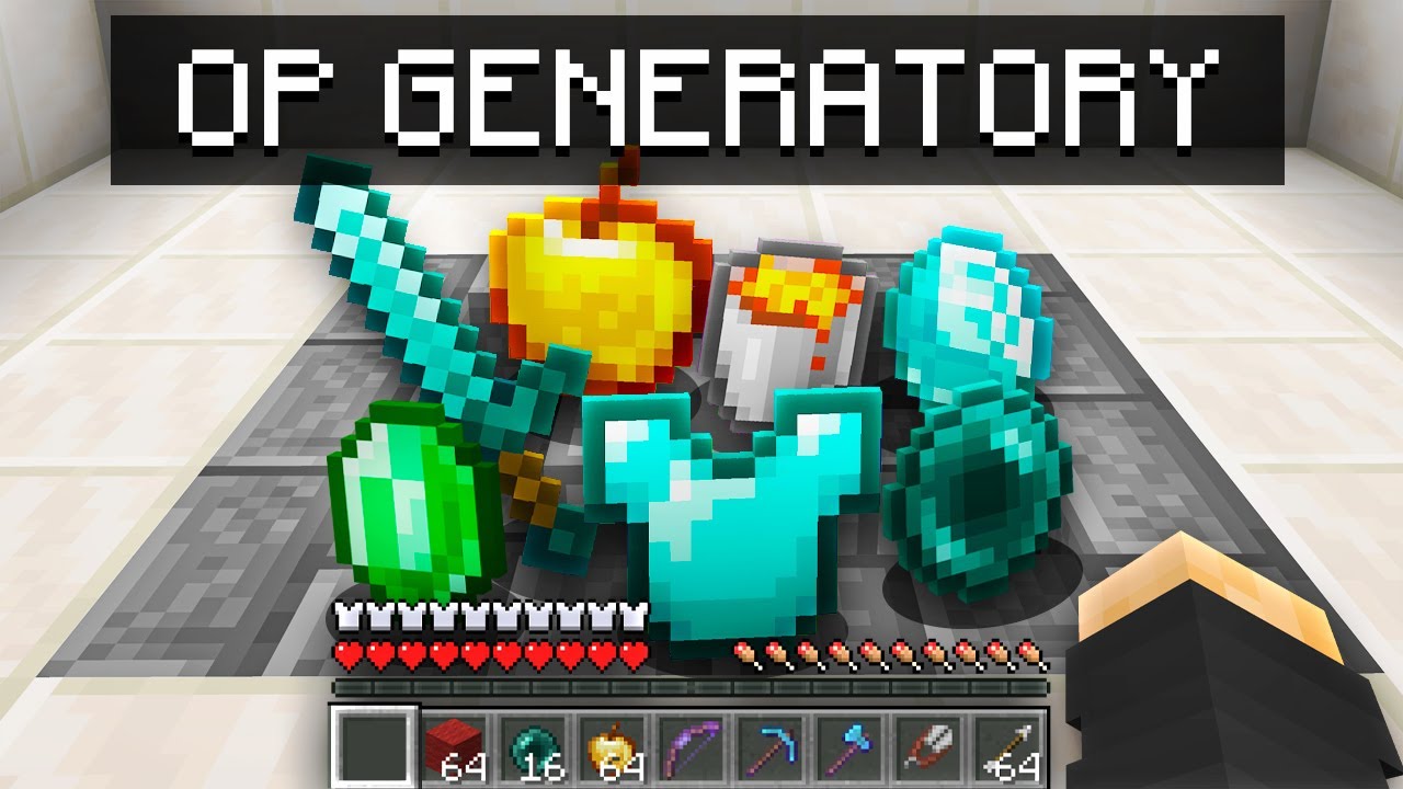 FOMMY VS 5 YOUTUBER&Oacute;W, ale GENERATORY dają OP ITEMY na BEDWARS