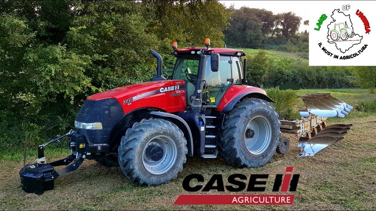 CASE IH Magnum 340 CVX - Plowing ER.MO 108 Aratura