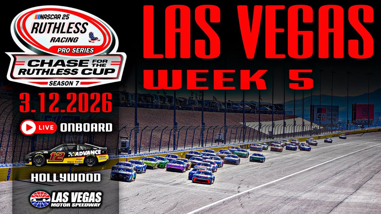 Ruthless Racing's NASCAR 25 Pro Series - Season 7 - Las Vegas