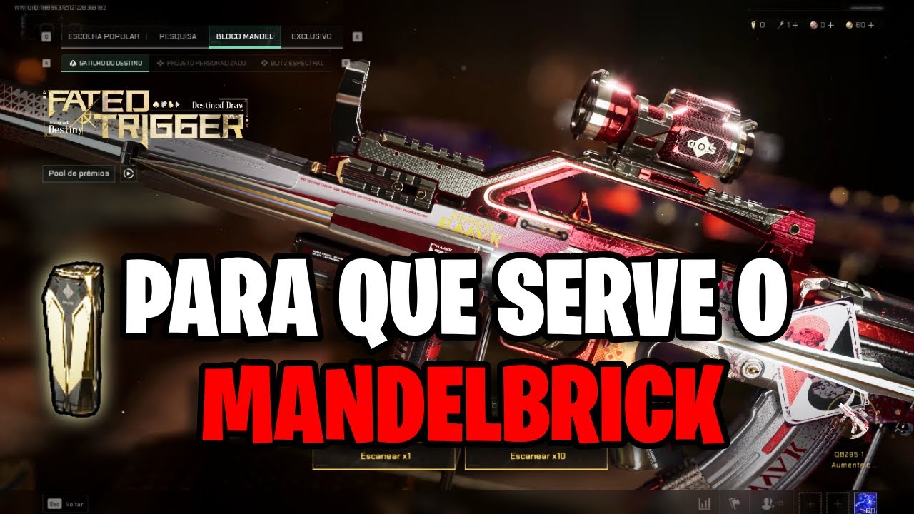 DELTA FORCE: COMO VENDER O MANDELBRICK, E PARA QUE SERVE ELE, NO MODO EXTRAÇÃO.