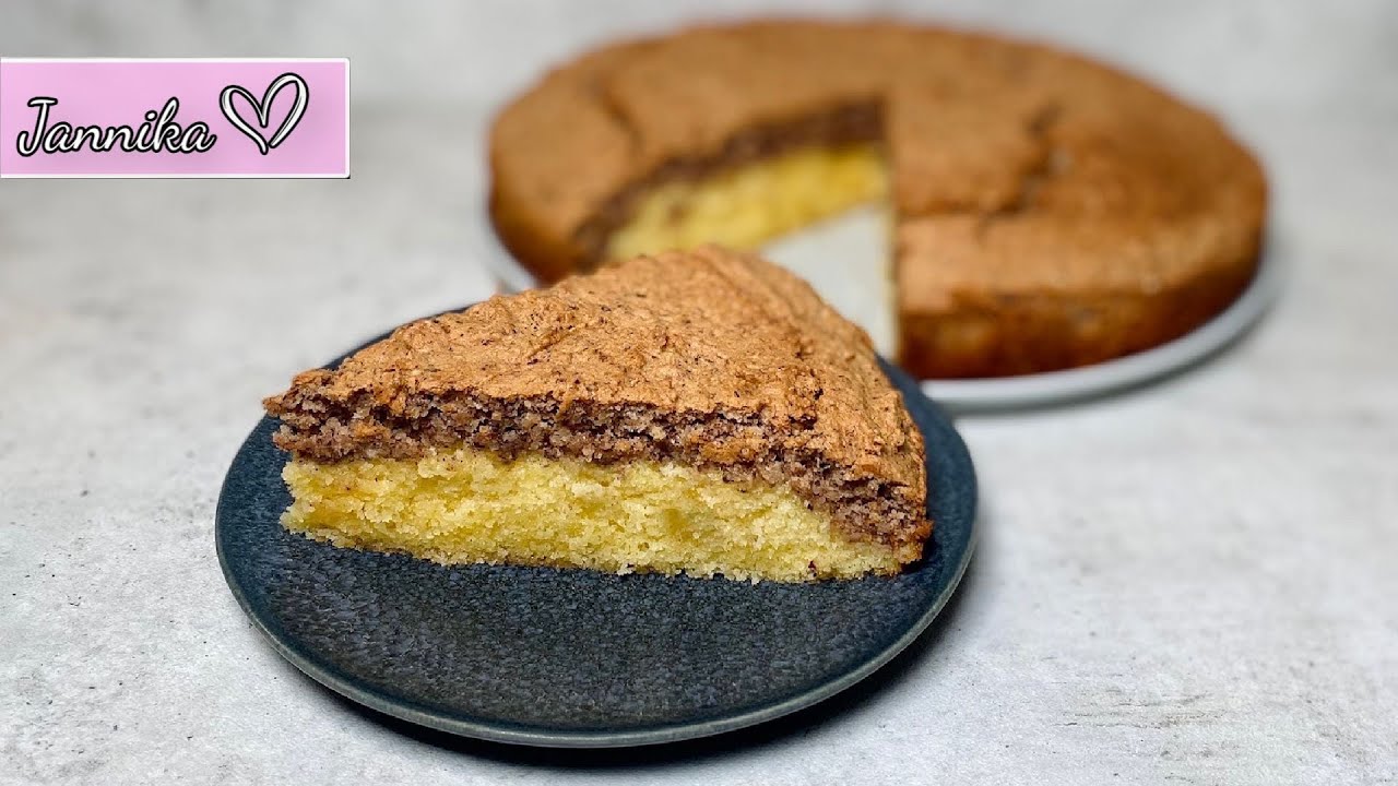 Super leckerer Nusskuchen - saftiger Kuchen mit Haselnussschicht