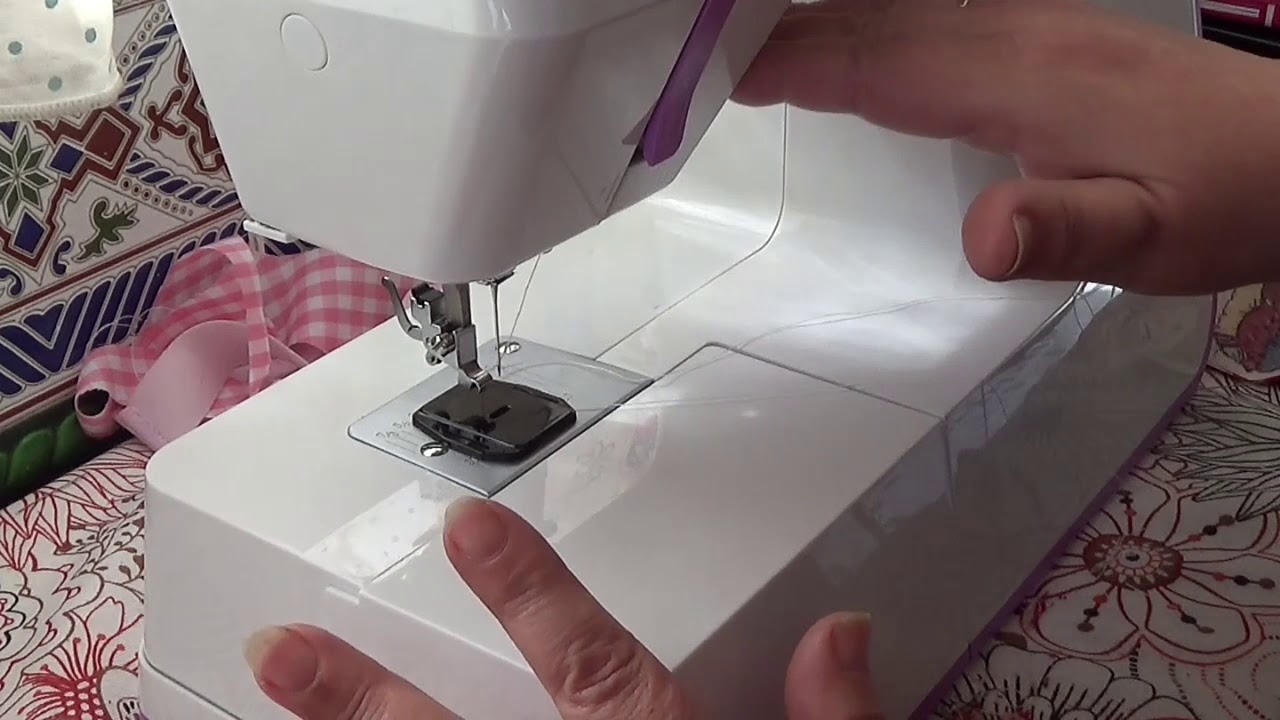Bordado en máquina de coser comun