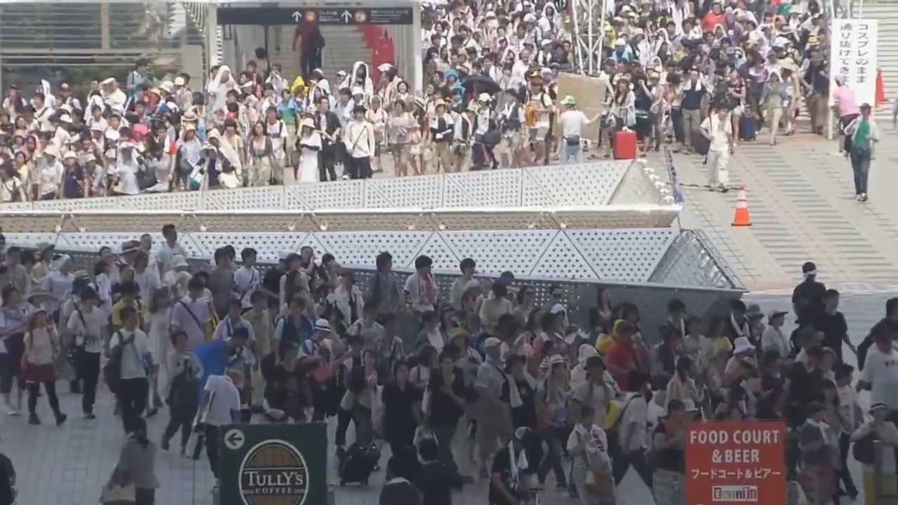 コミケ　　84　　（東京の最高気温38.3）　2013.8.11