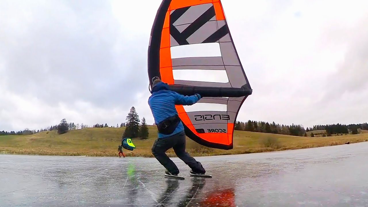 WINSKATING with Short Track skates on frozen Lac Ter Jan 2nd 2026