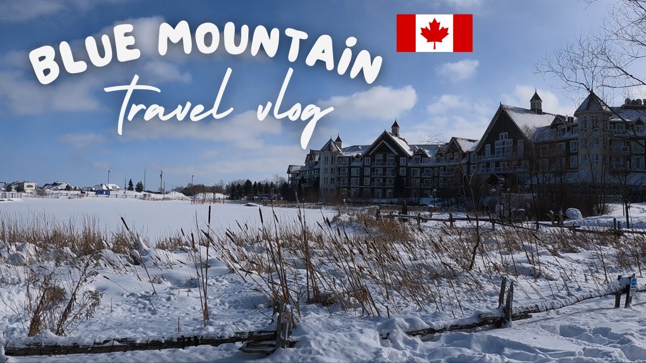 Blue Mountain Resort during winter at Collingwood, Ontario | Go pro Hero 10