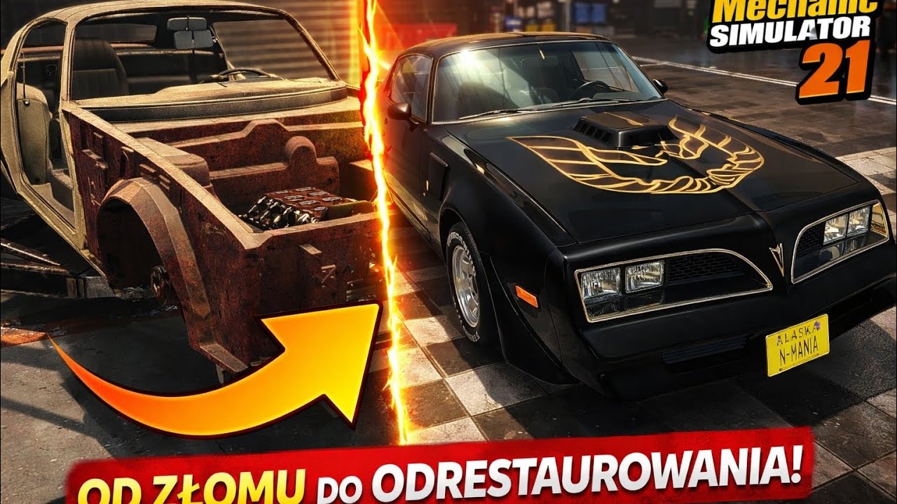 car mechanic Simulator 21 odrestaurowana fura na 100% 