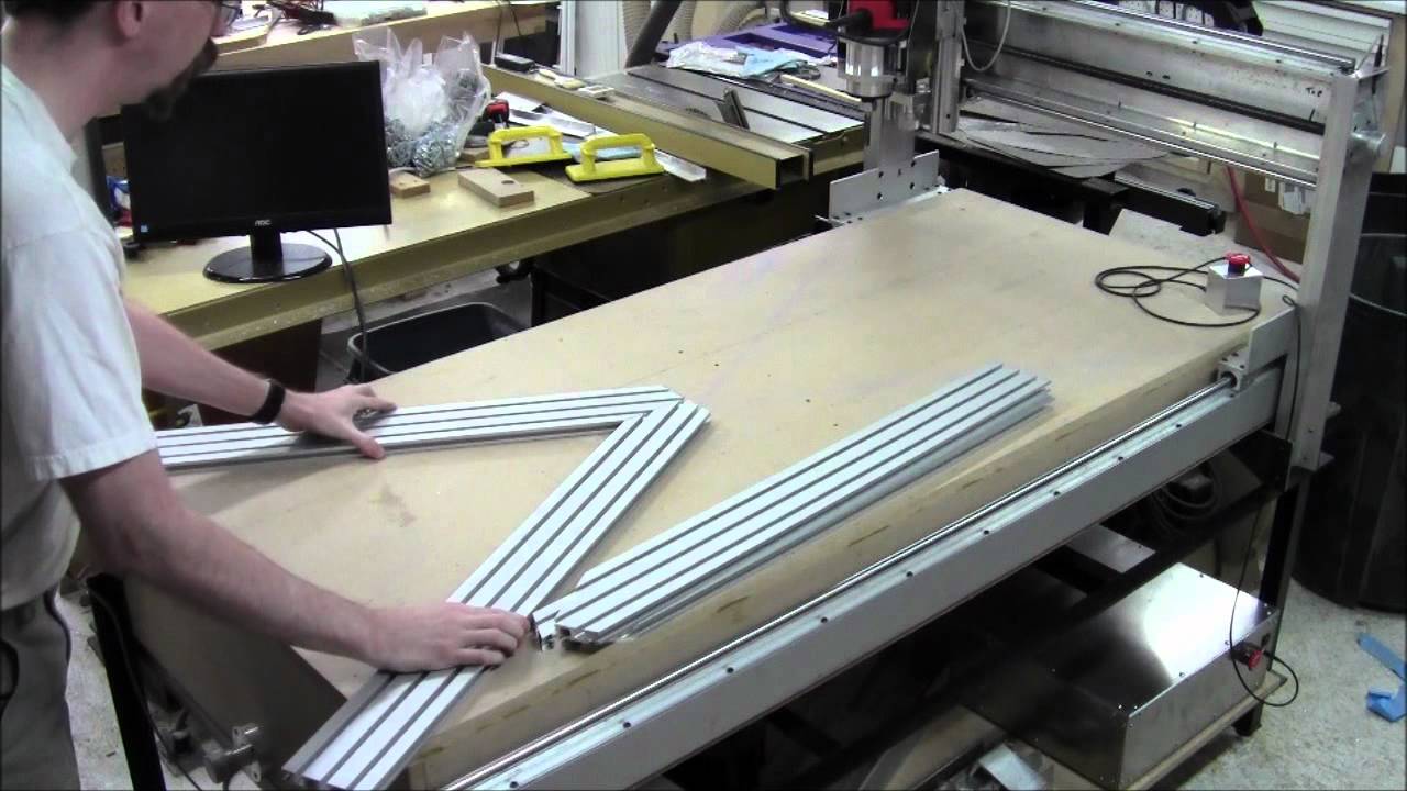 DIY CNC Router Build Day 41 - Cutting Aluminum!!!