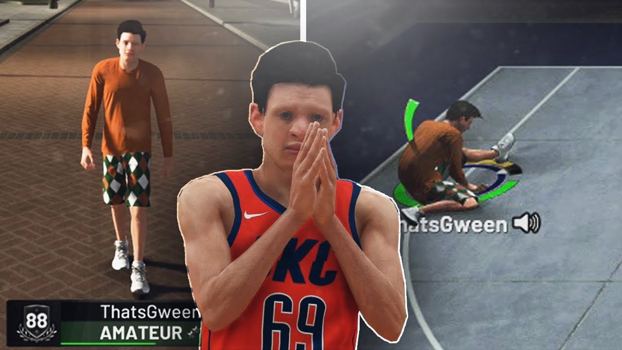 I pretended to be RANDOM using a DEMIGOD Build On NBA 2k19