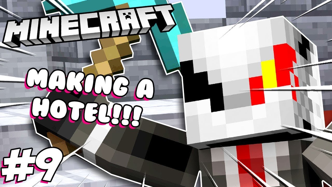 Infinite Plays Minecraft, часть 9 - СТРОИМ ОТЕЛЬ!!!