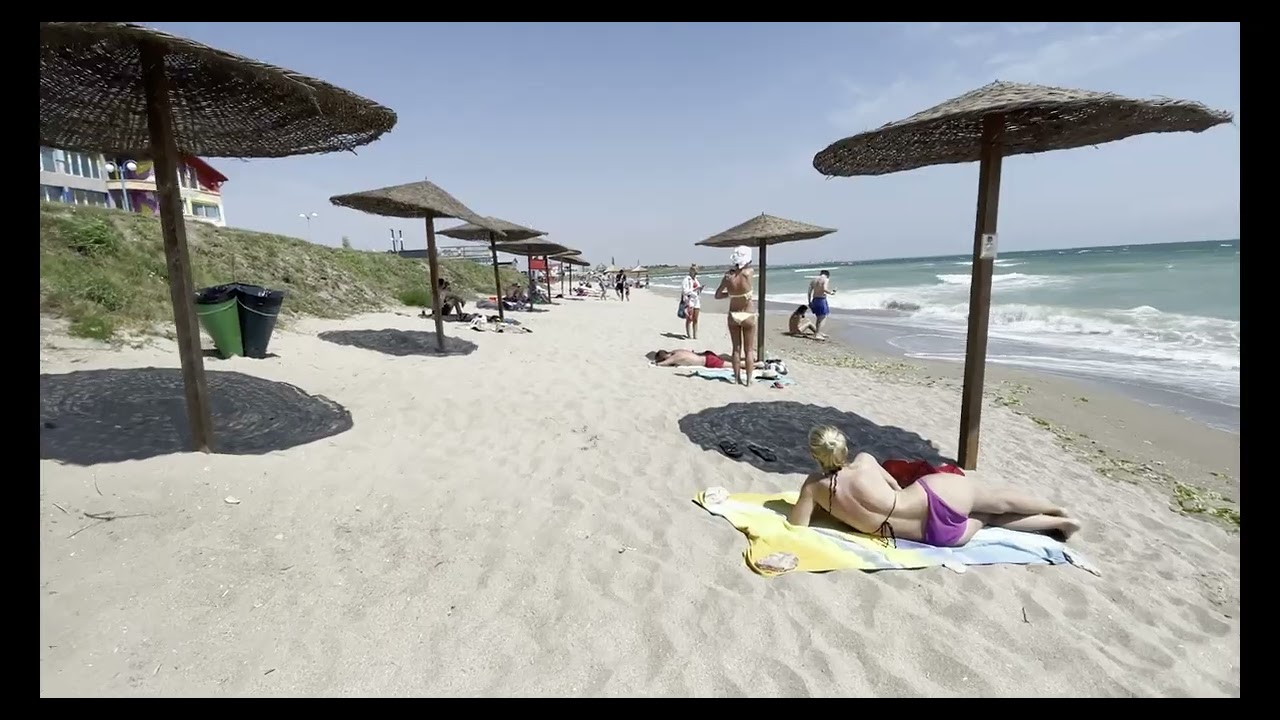 Vama Veche Romania - walking on the beach
