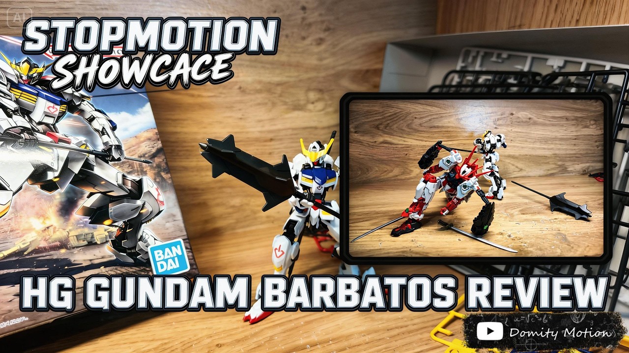 Stopmotion & Showcase Gundam Iron Blooded Orphans HG Barbatos Review with Lofi Nostalgic J-Pop