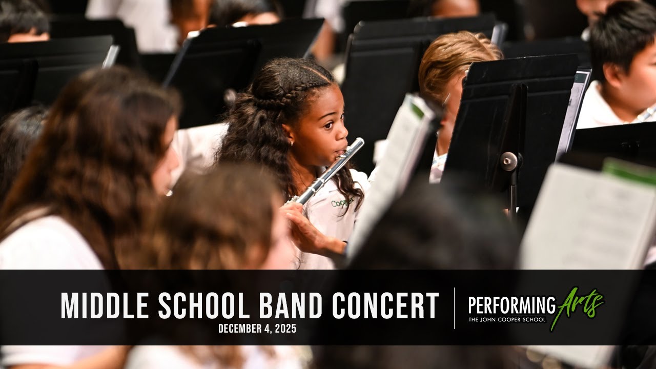 Middle School Holiday Band Concert 2025 | The John Cooper School