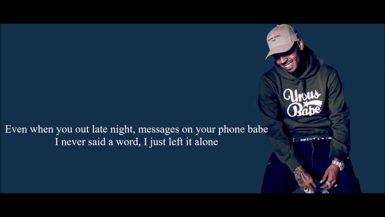 Chris Brown - Seasons Change (Lyric Video)
