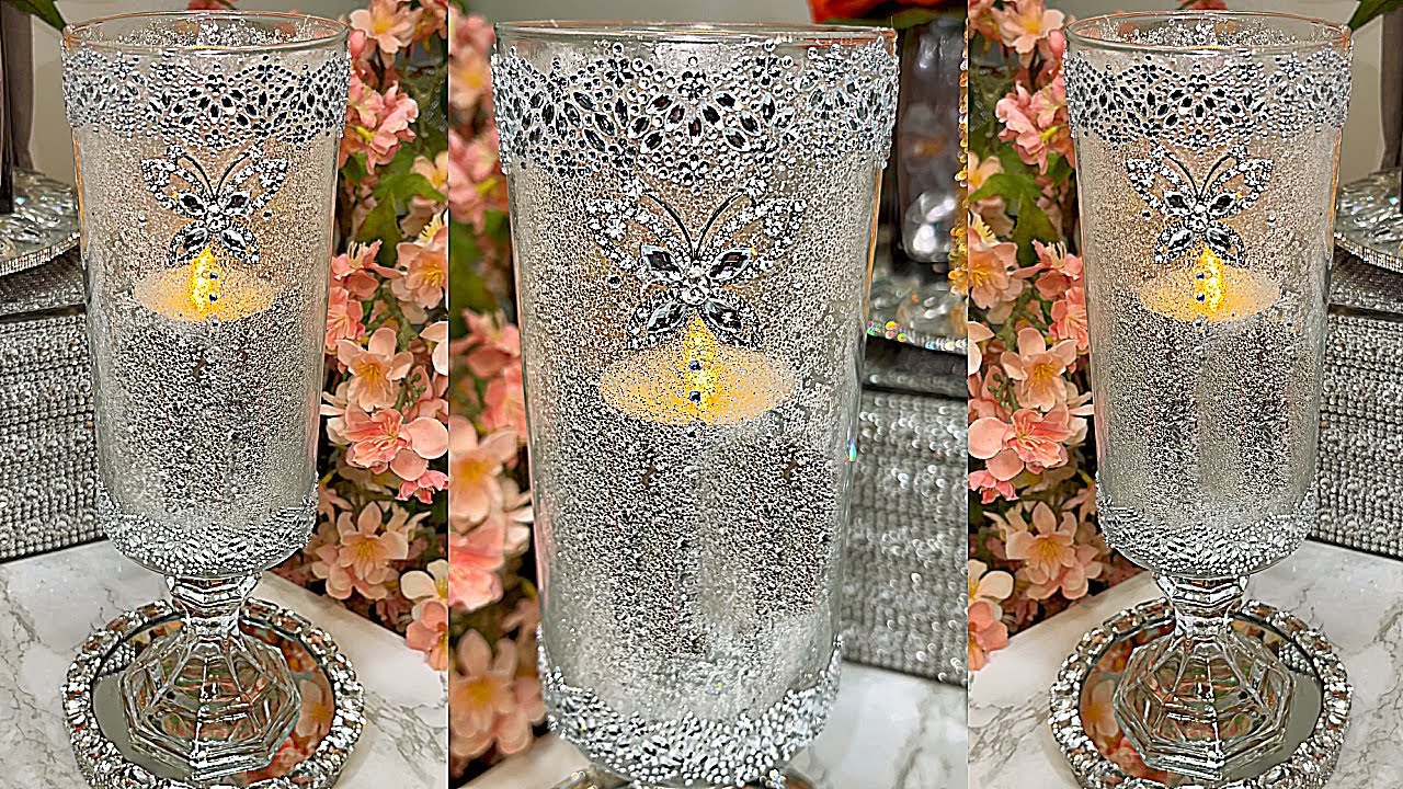 DIY ROOM DECOR! RHINESTONE HOME DECORATING IDEAS