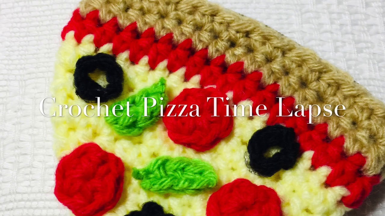Crochet Pizza Coin Purse | Time Lapse