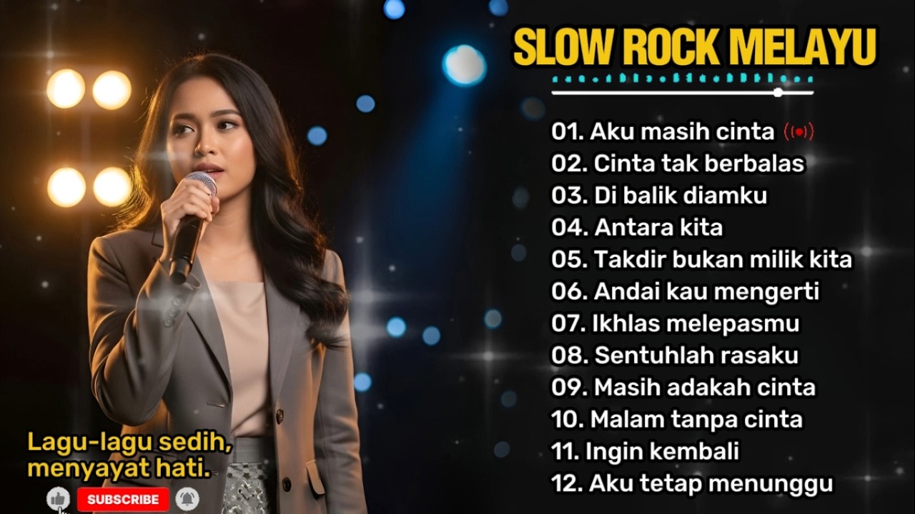 SLOW ROCK MELAYU TERBARU 😭 | Teman saat santai, kerja dan perjalanan 🎶 | Aku masih cinta 💔