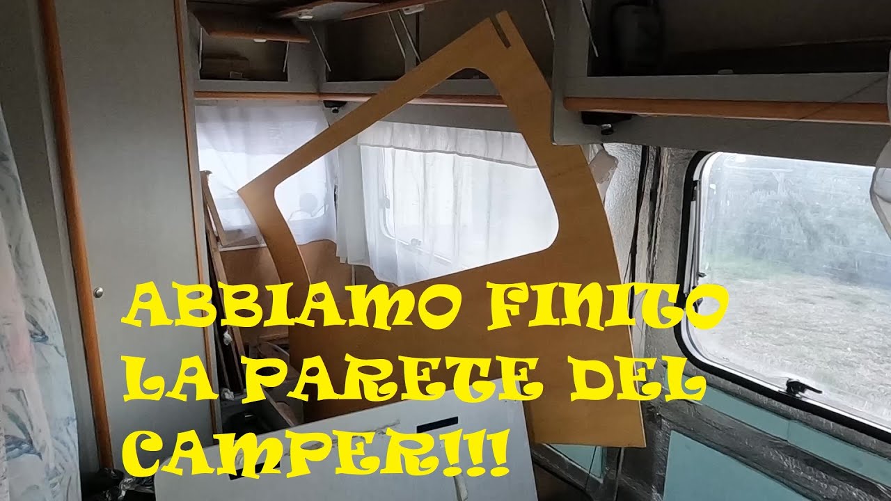ABBIAMO FINITO LA PARETE DEL CAMPER!!! TIME-LAPSE di alcuni lavori #camper #vanlife