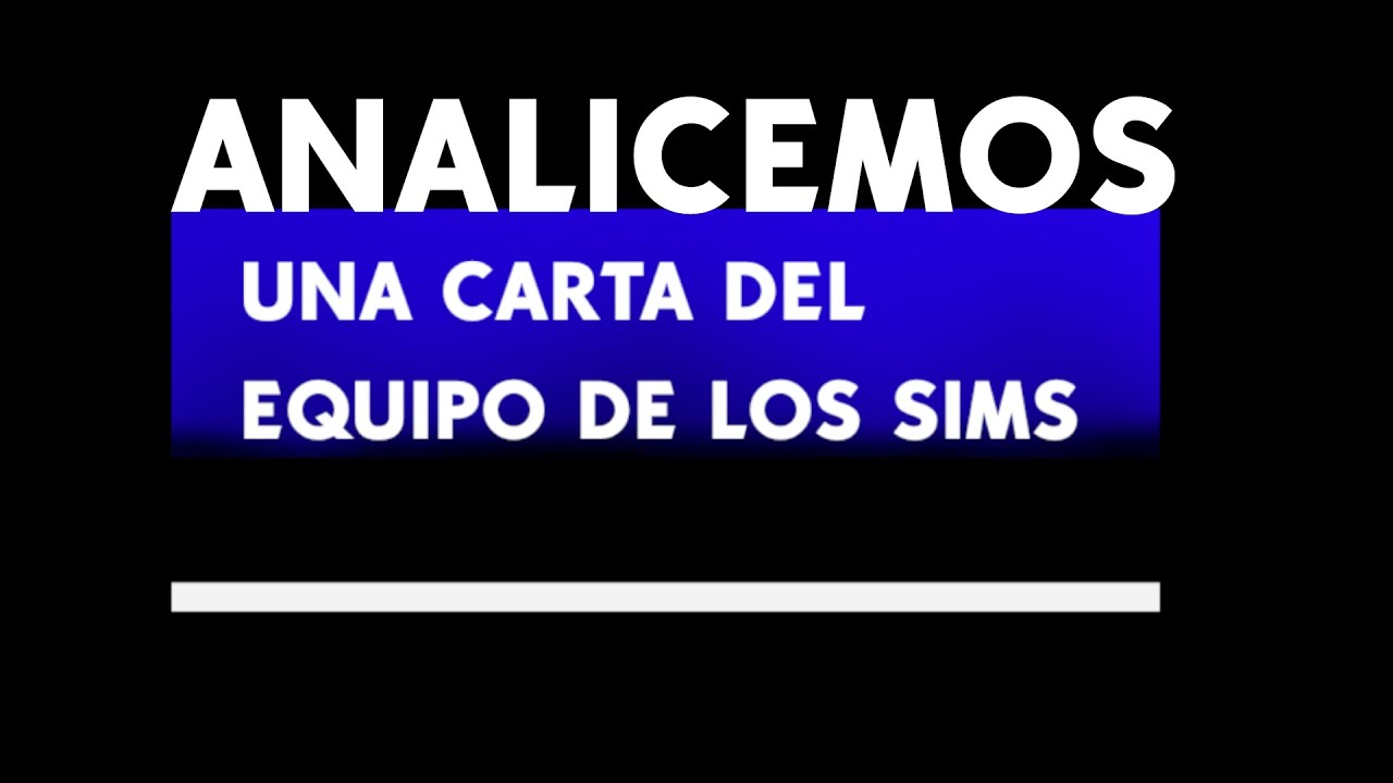 EA ha contestado!? Análisis de un Simmer.