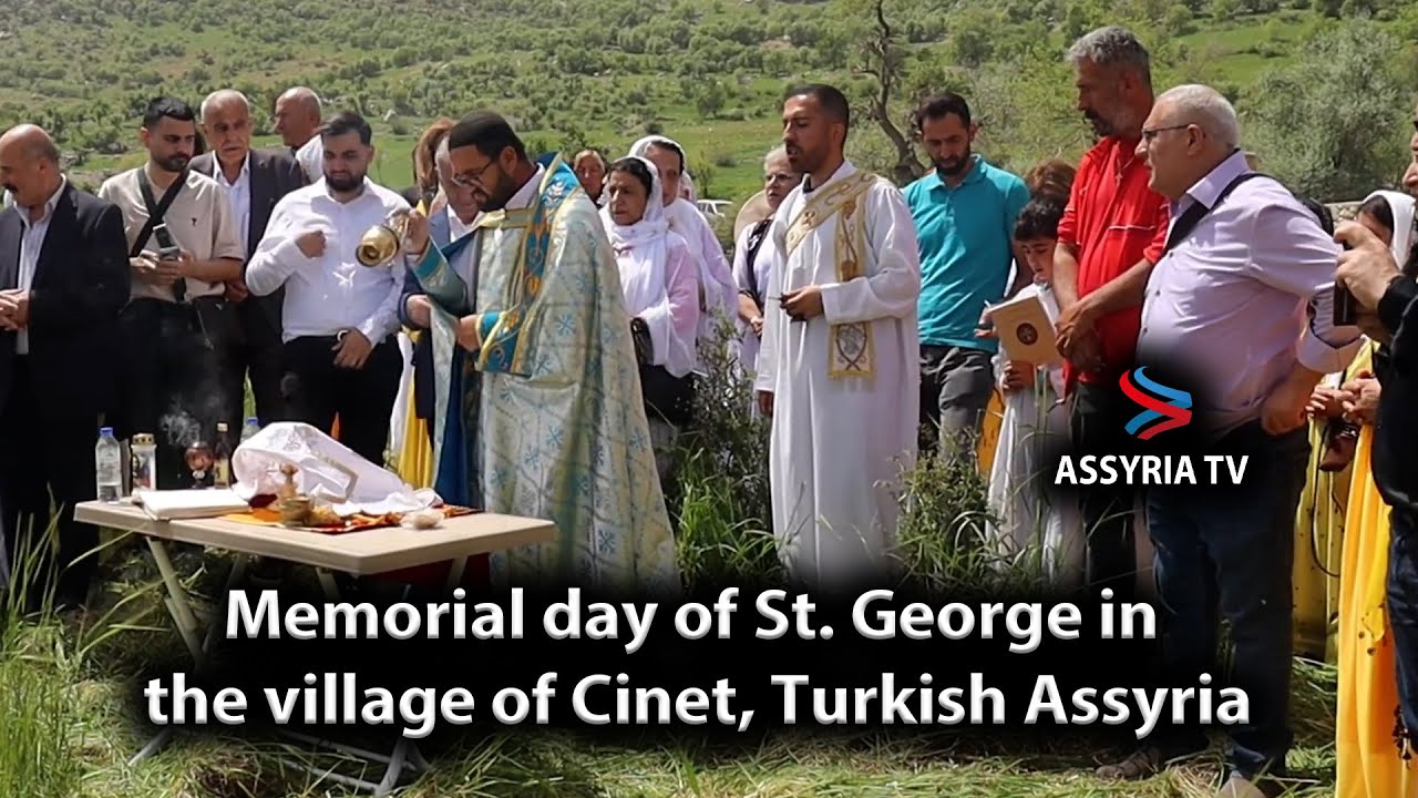 Memorial day of St. George in the village of Cinet, Turkish Assyria
