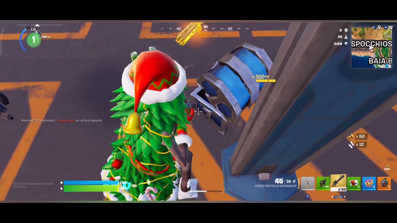 Fortnite Blitz Royale Solo Gameplay 🔥 Victory with the Christmas Tree Skin (Death Tree)