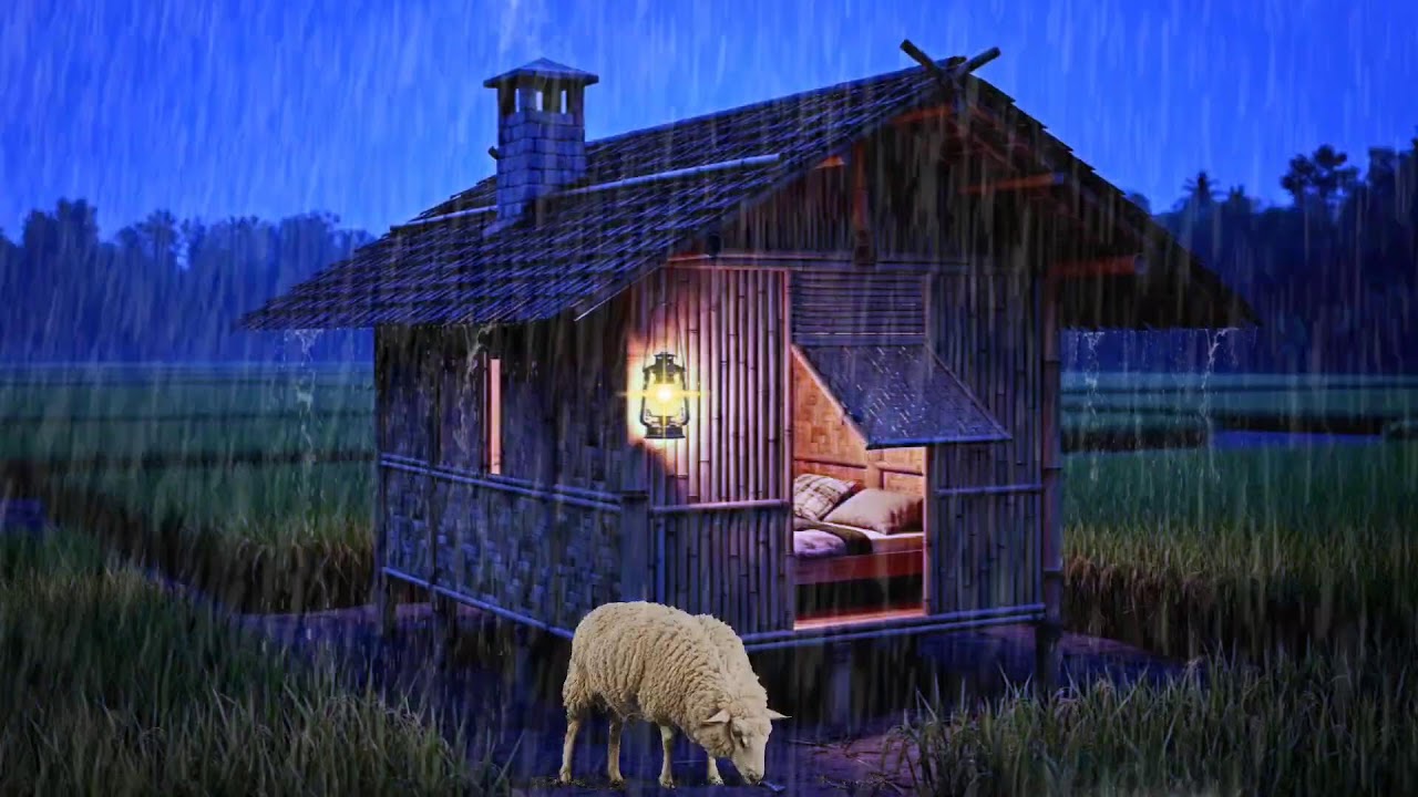 🏡 Soft Rain on Roof Cabin | Sleep Aid Sounds for Insomnia