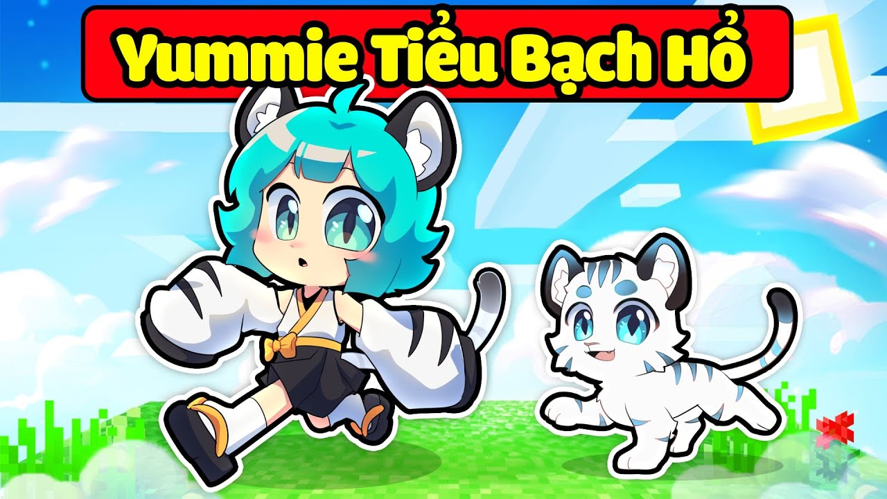 Yummie TIỂU BẠCH HỔ Có Cuộc Sống Trong Minecraft 😍🤩