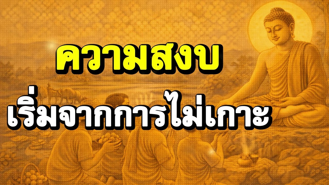 ความสงบ เริ่มจากการไม่เกาะ | Podcast ฟังธรรมะ | Ep.19