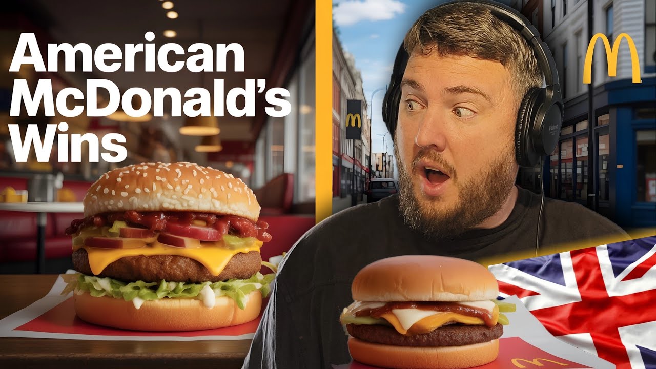 Brit Reacts To US vs UK McDonald's Menu