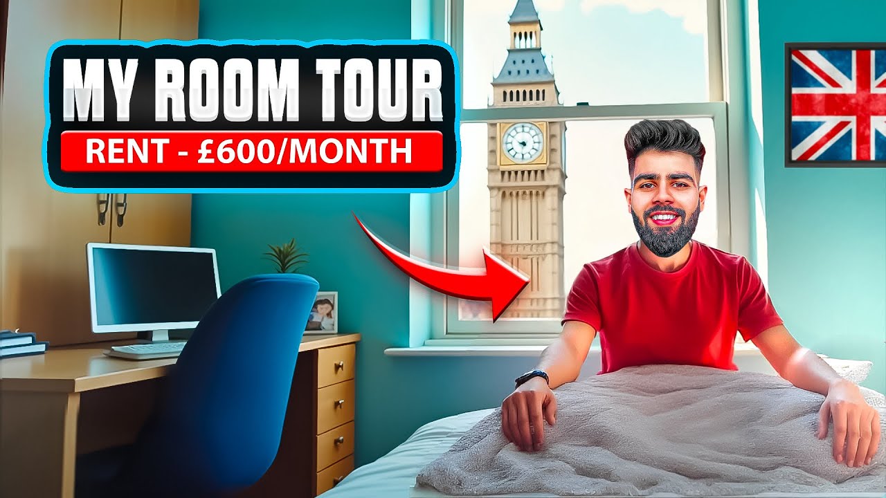 UK Student ROOM TOUR 2025🇬🇧- Cheapest Accomodation for International Students in London, UK🇬🇧