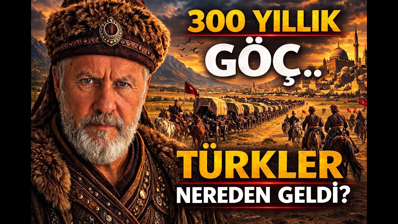 Türkler Anadolu'ya Nereden Geldi? | 300 Yıllık Büyük Göç (Haritalı Anlatım)