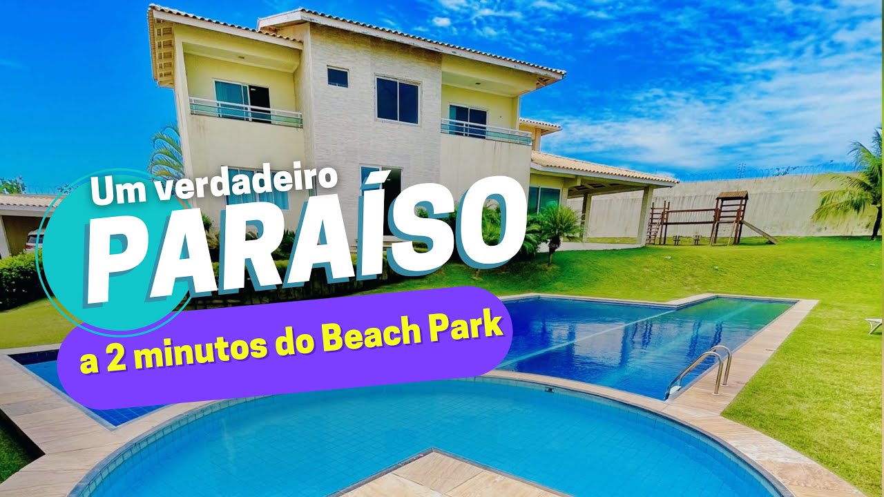 Mansão no Porto das Dunas, um verdadeiro paraíso próximo ao Beach Park! Simplesmente sensacional🏠🥇
