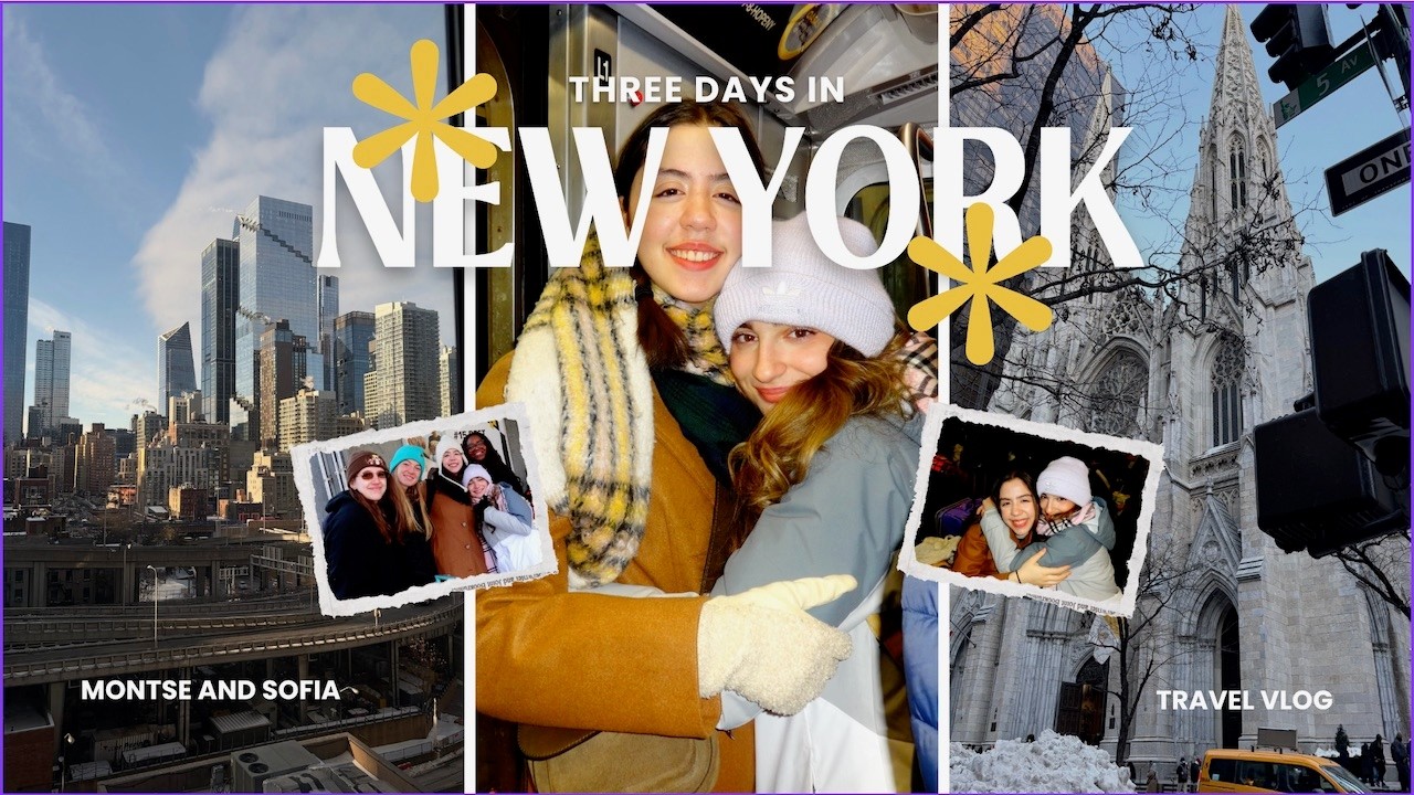 MONTSE AND SOFIA Go to new york!!! 🌆 Broadway, Lincon center, 😁 Radio city music hall disaster 😧