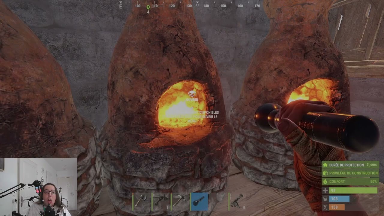 Rust PvE – Encerclée par les ours 🐻 | Progression compliquée mais on avance