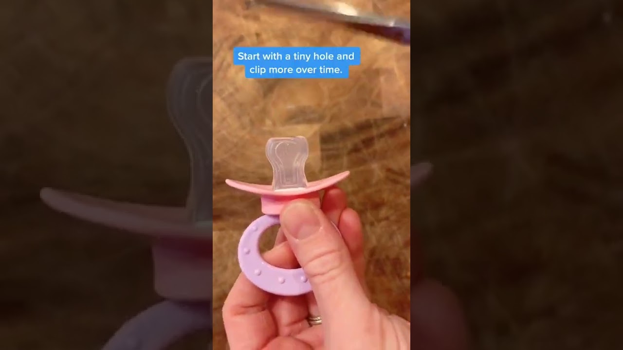 Baby Tips |  A simple strategy to stop your baby&rsquo;s pacifier habit! #babyhack #toddlerhack #toddlerm