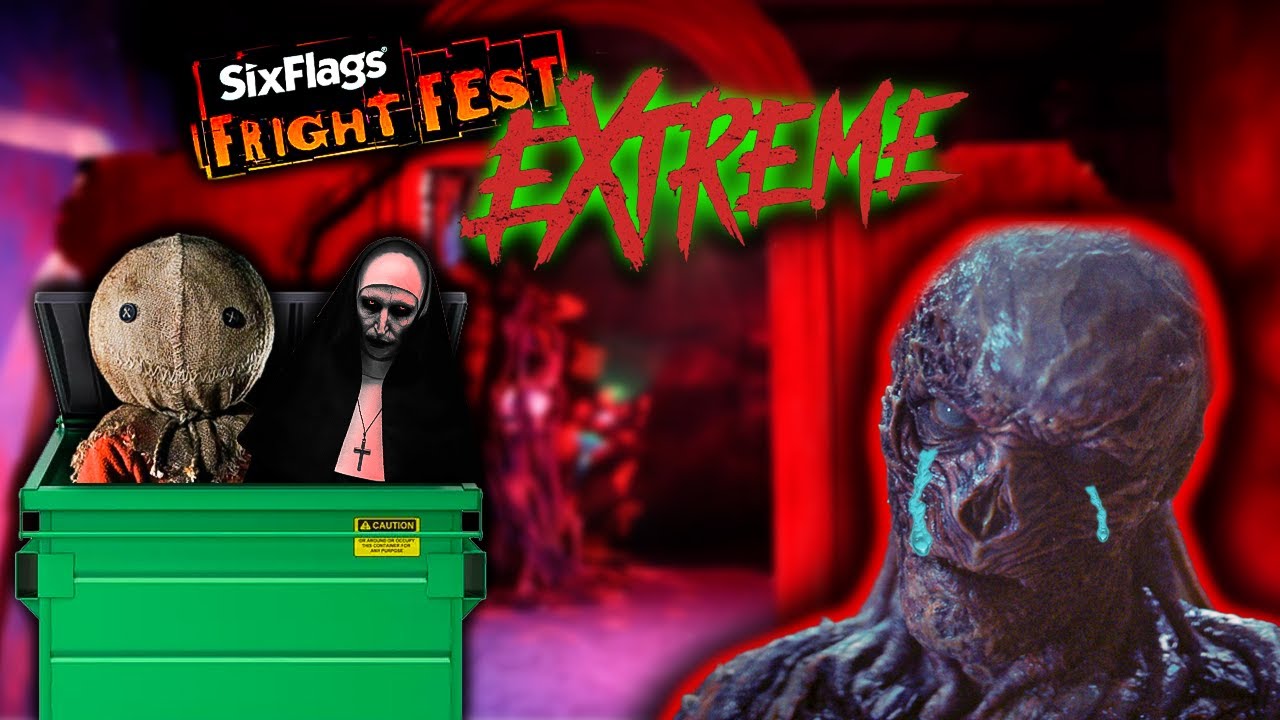 Six Flags FRIGHT FEST EXTREMELY Disappointing...