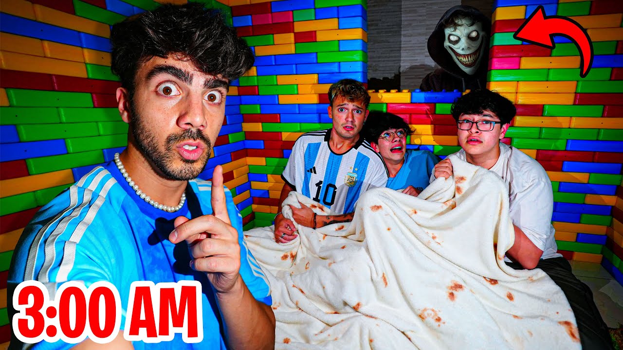 PASAMOS UNA NOCHE EN LA CASA DE LEGOS