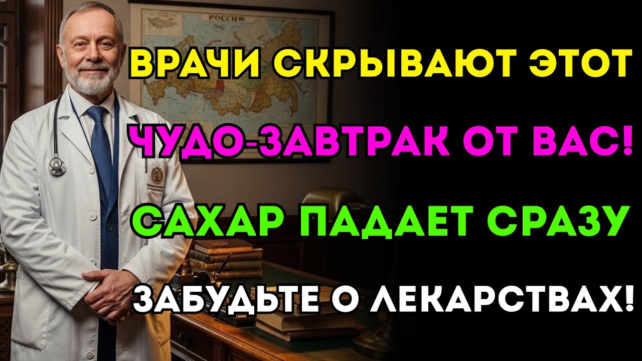 Врачи вам этого не расскажут! Секретный завтрак, который снижает сахар лучше любых лекарств.