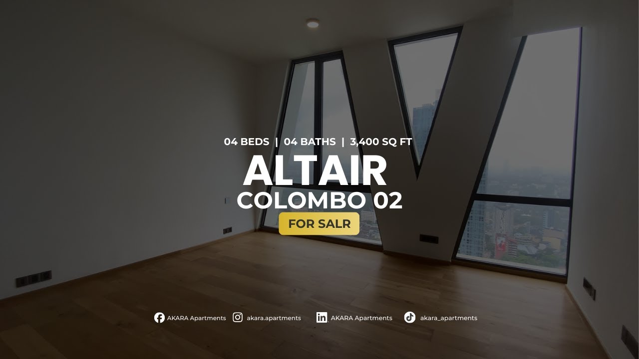 4BR Luxury Apartment for Sale at Altair | Colombo 02