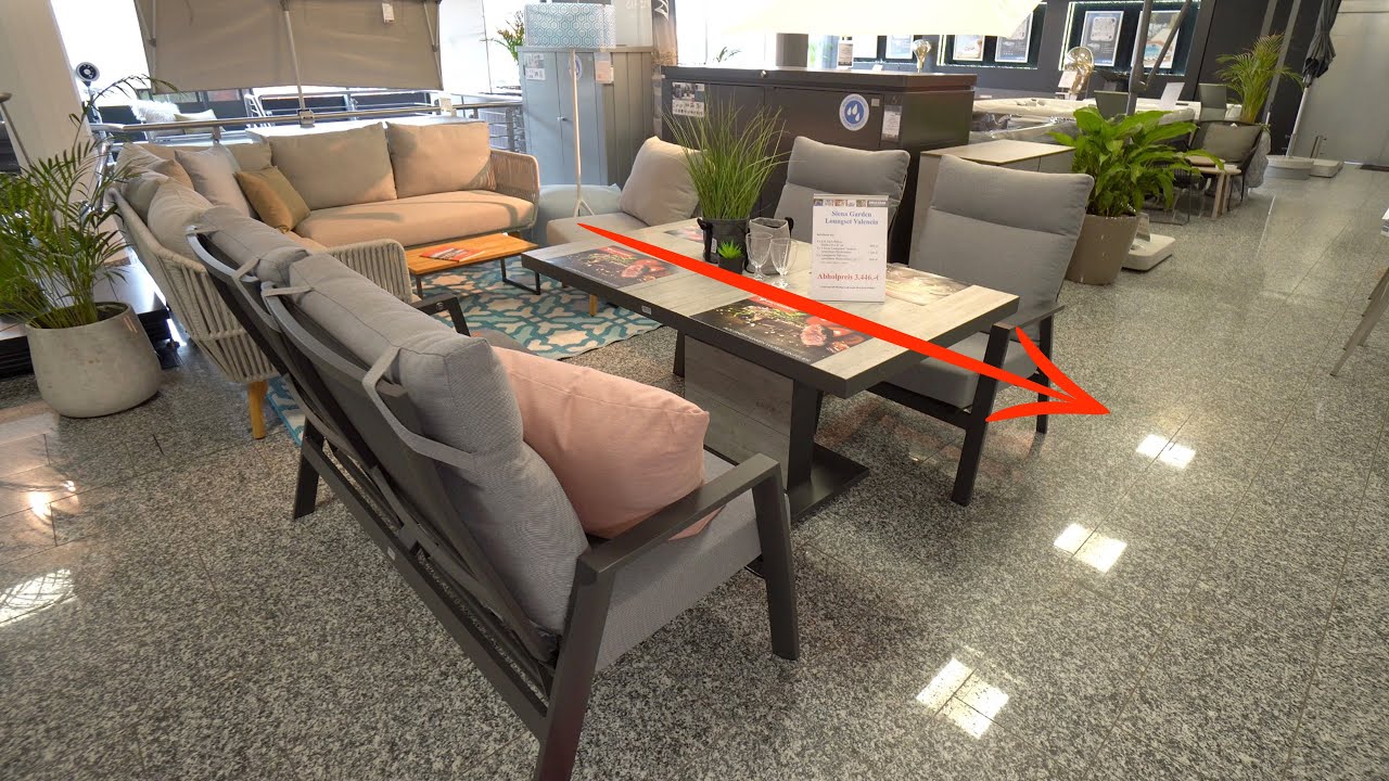 Gartenmöbel 2023 Siena Garden Loungeset Valencia Multi Funktionale Design Möbel