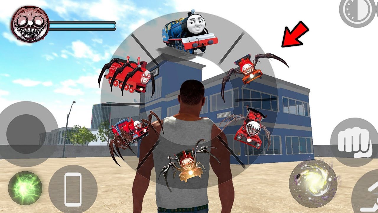 Franklin Playing As Every Choo Choo Charles - INDIAN BIKES DRIVING 3D 